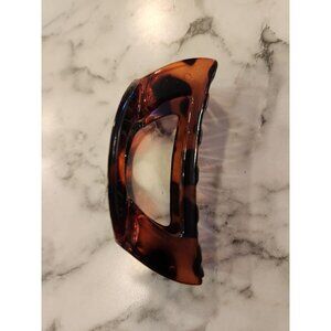 Tortoise Shell Hair Claw Clip Large